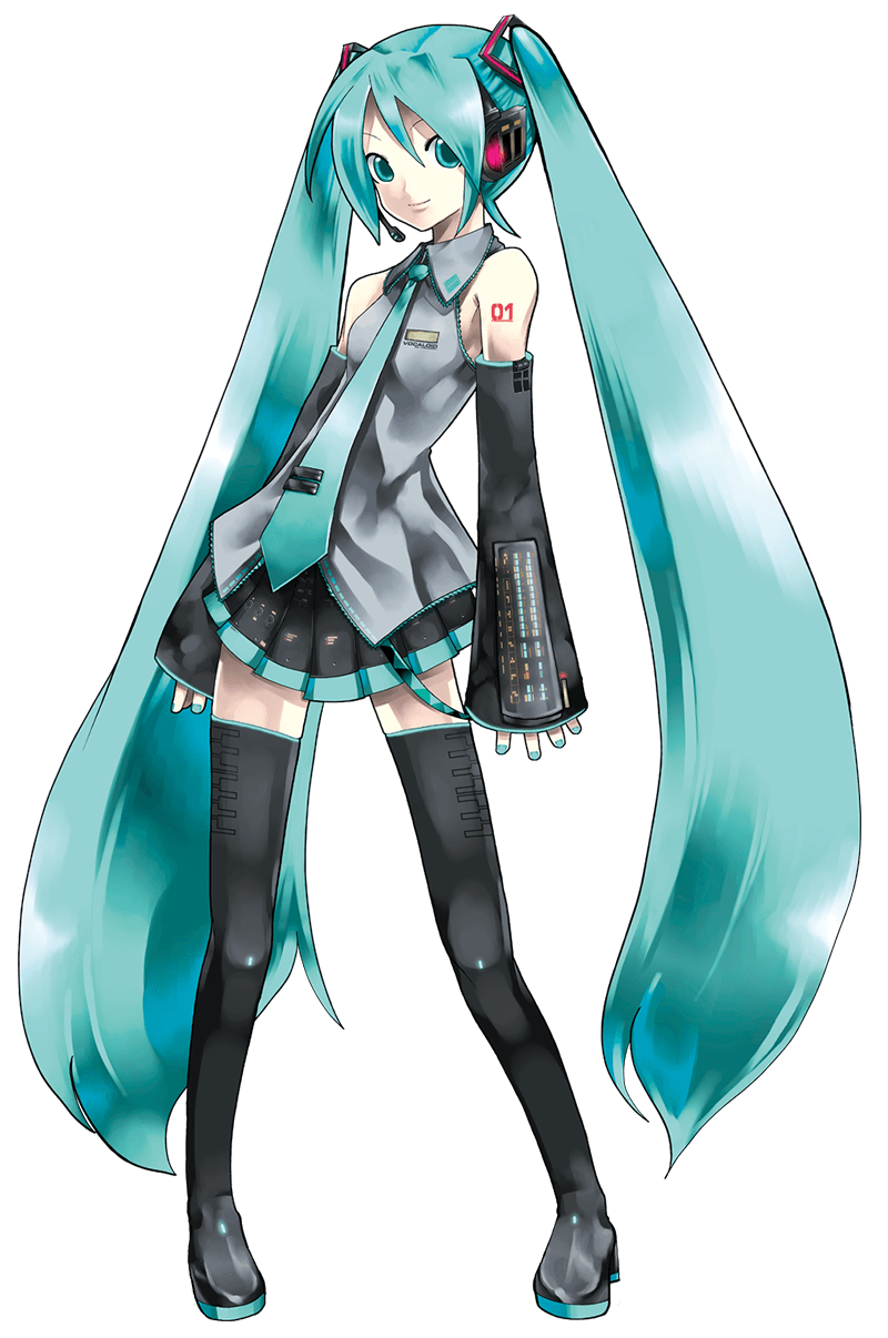 Miku Hatsune Vocaloid cosplay wig