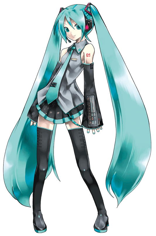 Miku Hatsune Vocaloid cosplay wig