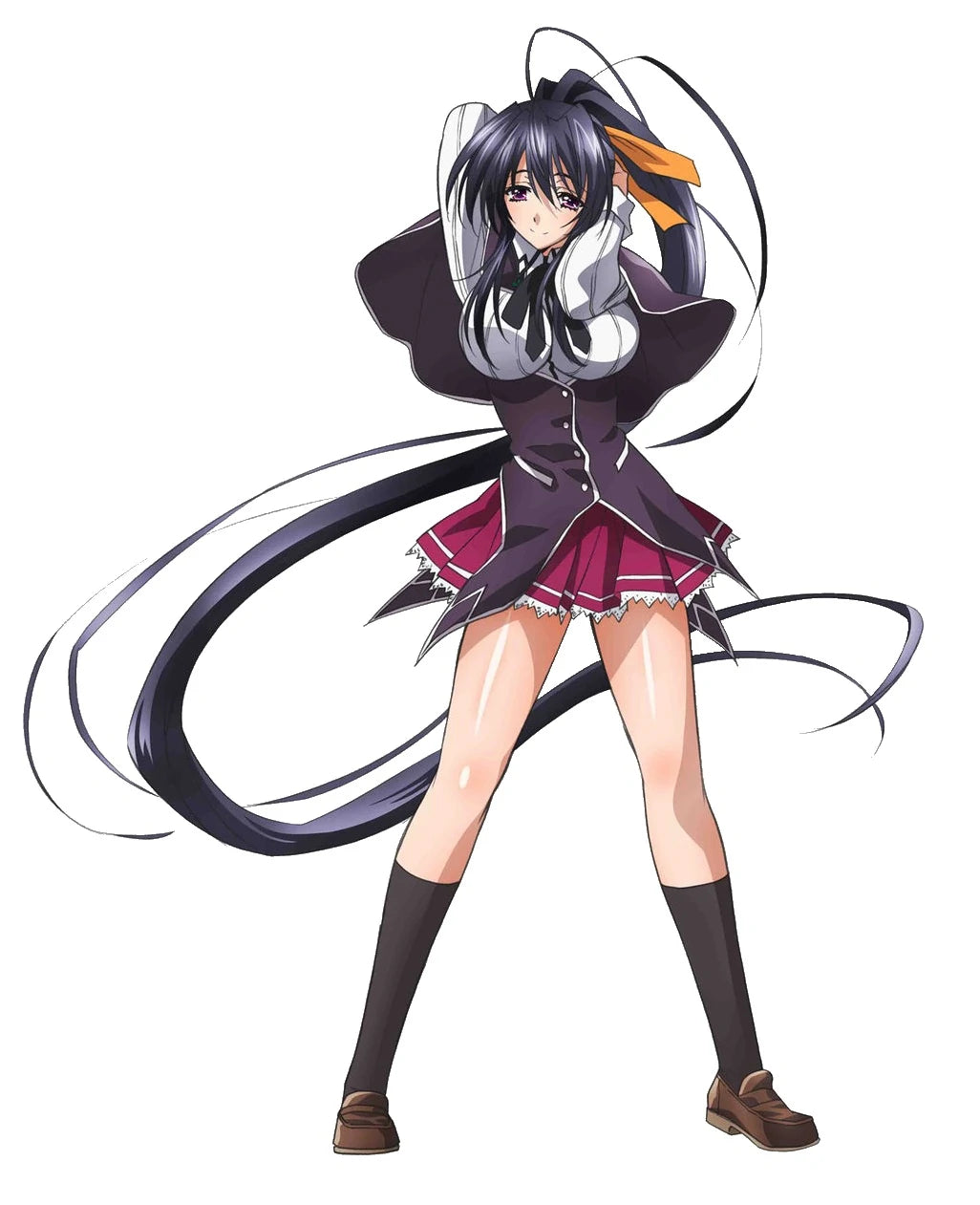 Akeno Himejima High School DxD cosplay wig