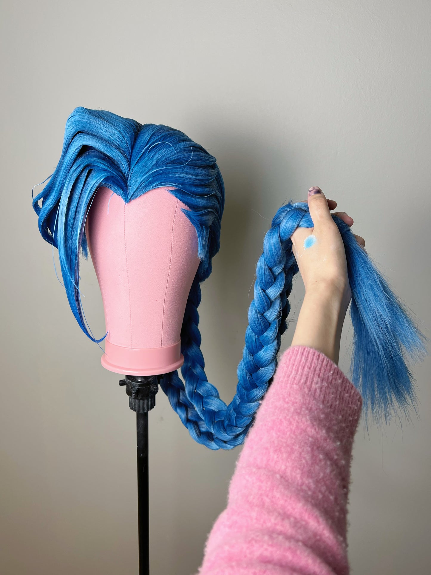 Jinx Arcane League of Legends cosplay wig